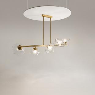Lampa wisząca Miracle Maytoni | Szkło, Mosiądz, 110cm