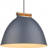 [OUTLET] Lampa wisząca Arhus szara - Skandynawski design HaloDesign