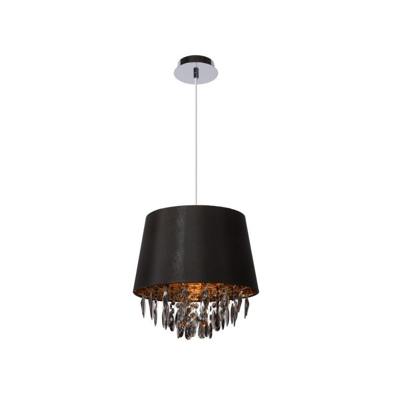 Lampa wisząca glamour Lucide Dolti 30 Czarna - Outlet