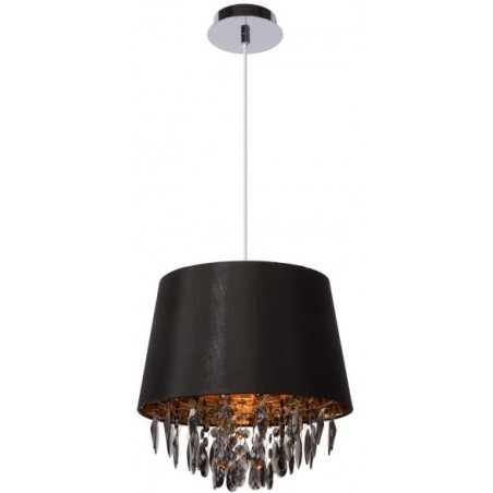 Lampa wisząca glamour Lucide Dolti 30 Czarna - Outlet