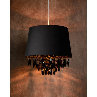 Lampa wisząca glamour Lucide Dolti 30 Czarna - Outlet