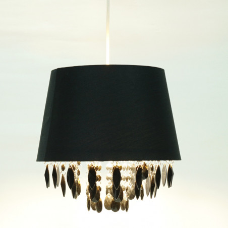 Lampa wisząca glamour Lucide Dolti 30 Czarna - Outlet