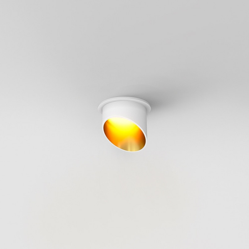 Lampa podtynkowa Lipari Maytoni - biało-złota | Sklep z lampami