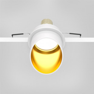 Lampa podtynkowa Lipari Maytoni - biało-złota | Sklep z lampami