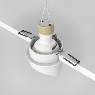 Lampa podtynkowa Lipari Maytoni - biało-złota | Sklep z lampami