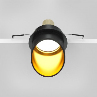 Lampa podtynkowa Lipari Maytoni | Czarno-złota, GU10