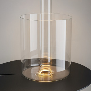 Lampa stołowa AI Collaboration Maytoni | Złota, LED, USB