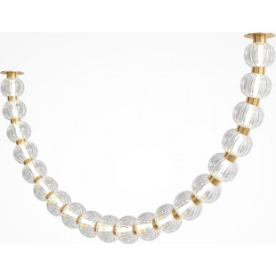 Lampa Wisząca Glamour Maytoni Amulet LED | 150cm, Złoto