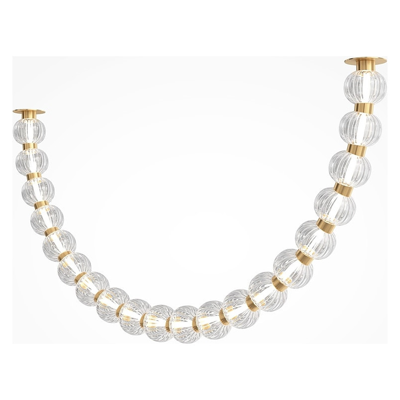 Lampa Wisząca Glamour Maytoni Amulet LED | 150cm, Złoto