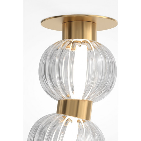 Lampa Wisząca Glamour Maytoni Amulet LED | 150cm, Złoto