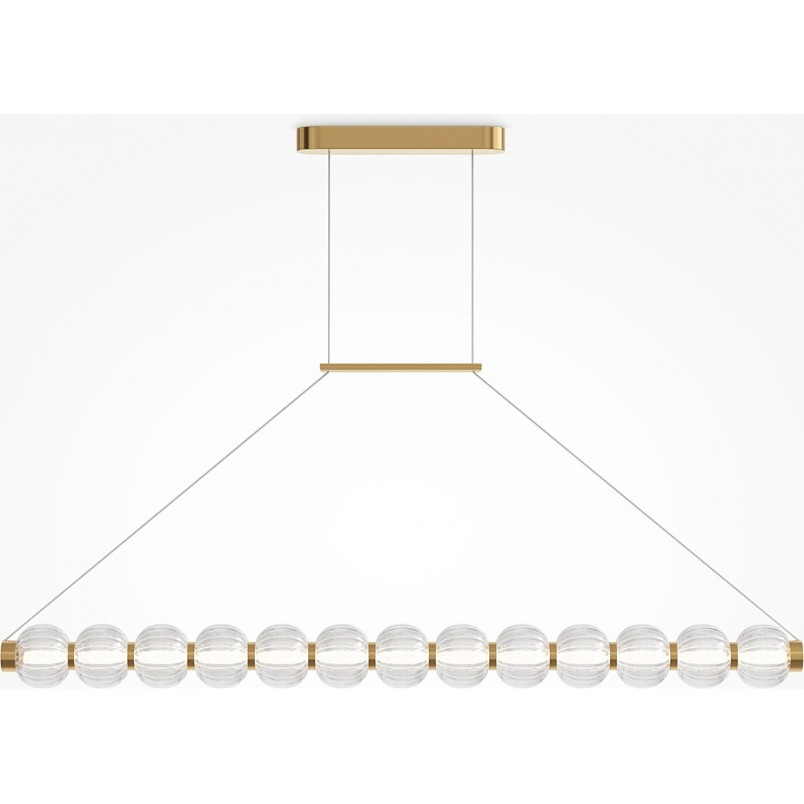 Lampa Wisząca Glamour Maytoni Amulet LED | 110cm, Złoto