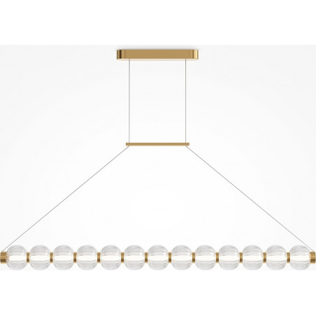 Lampa Wisząca Glamour Maytoni Amulet LED | 110cm, Złoto