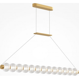 Lampa Wisząca Glamour Maytoni Amulet LED | 110cm, Złoto