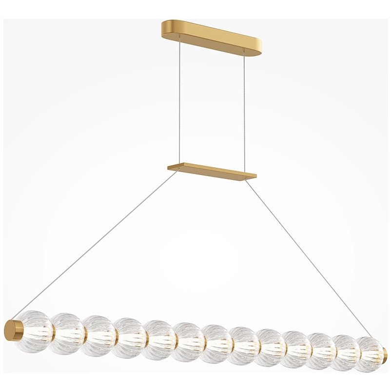 Lampa Wisząca Glamour Maytoni Amulet LED | 110cm, Złoto