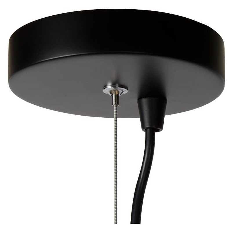 Lampa Loft Lucide Leanne VI - Czarna, 6 Żarówek | Sklep z Lampami