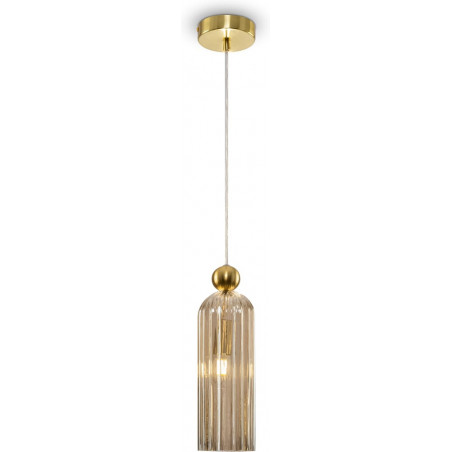 Lampa wisząca Antic Maytoni - Szkło, Bursztyn, Złoto | Sklep z Lampami