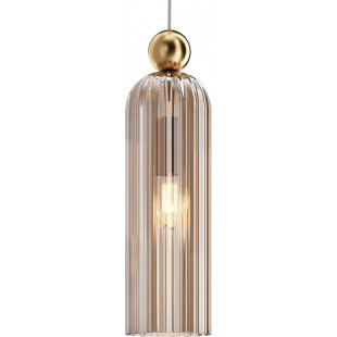 Lampa wisząca Antic Maytoni - Szkło, Bursztyn, Złoto | Sklep z Lampami