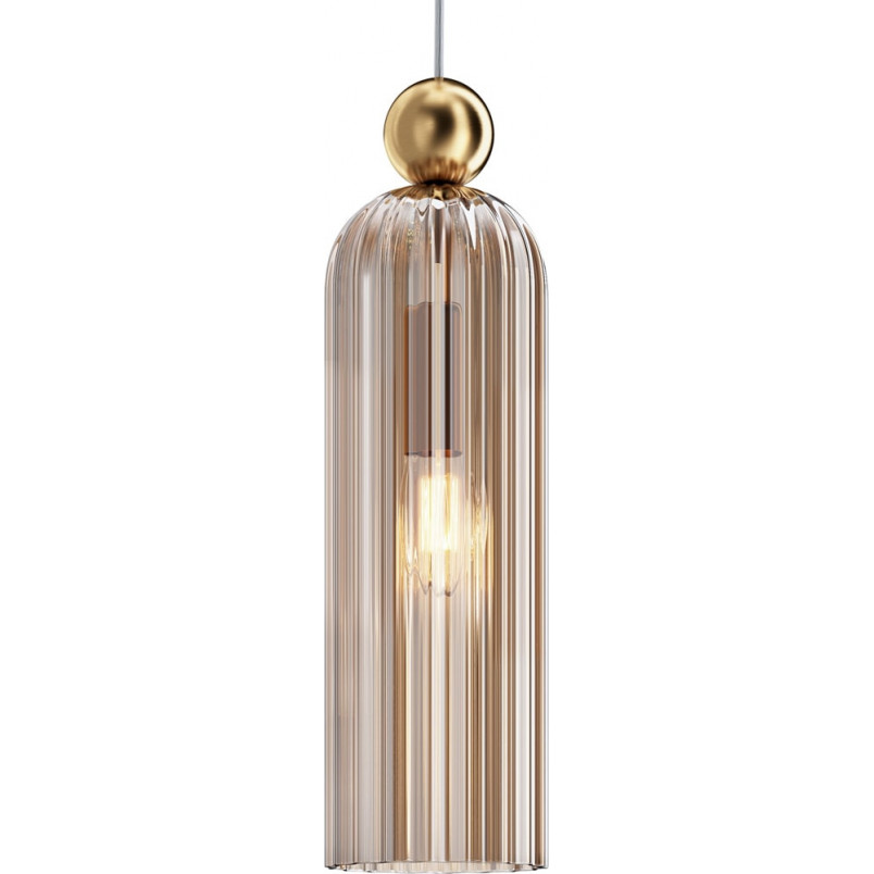Lampa wisząca Antic Maytoni - Szkło, Bursztyn, Złoto | Sklep z Lampami
