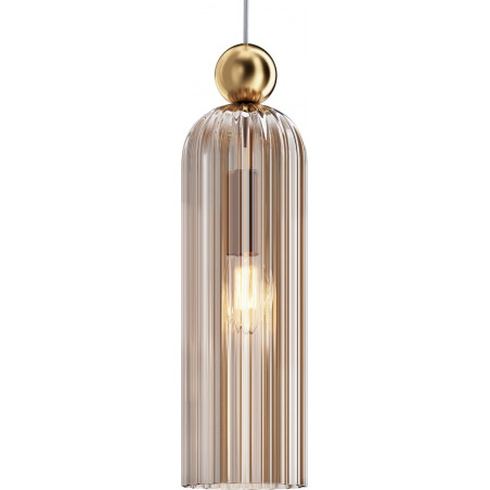 Lampa wisząca Antic Maytoni - Szkło, Bursztyn, Złoto | Sklep z Lampami