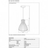 Lampa wisząca drewniana Bounde | Lucide - Skandynawski design