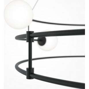 Lampa wisząca Balance Maytoni | Czarno-biała, 81cm