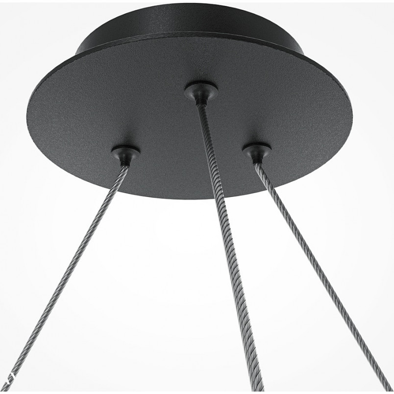 Lampa wisząca Balance Maytoni | Czarno-biała, 81cm