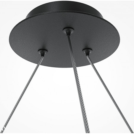 Lampa wisząca Balance Maytoni | Czarno-biała, 81cm