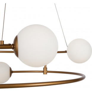 Lampa wisząca Balance Maytoni | Biało-złote kule | Sklep Lamp