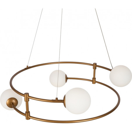 Lampa wisząca Balance Maytoni | Biało-złote kule | Sklep Lamp