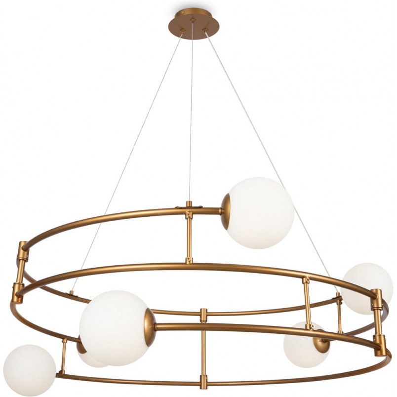 Lampa wisząca Balance VI - biało-złota Maytoni | Sklep z lampami