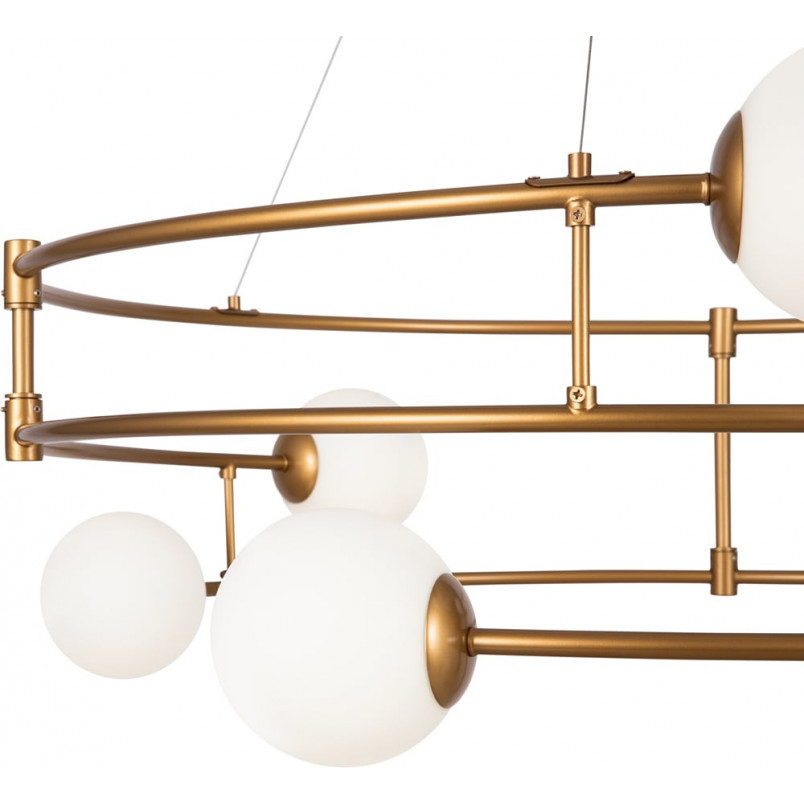 Lampa wisząca Balance VI - biało-złota Maytoni | Sklep z lampami