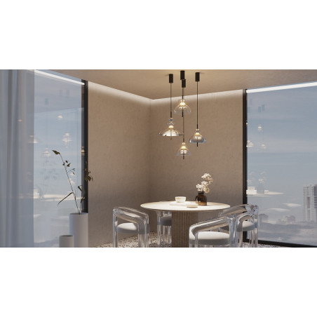 Lampa Wisząca Maytoni Bangkok II LED | Szkło Dymione | Kup Teraz