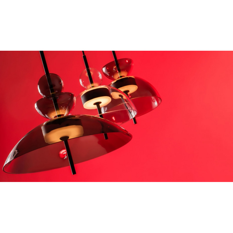 Lampa Wisząca Maytoni Bangkok II LED | Szkło Dymione | Kup Teraz