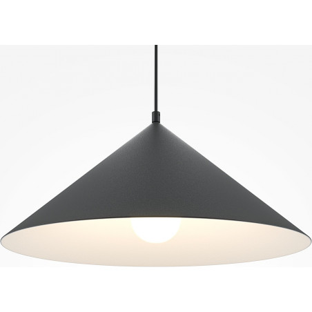 Lampa wisząca stożek czarna Maytoni - Basic Colors 35cm