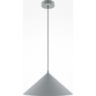 Lampa wisząca szara stożek Basic Maytoni - Elegancki design