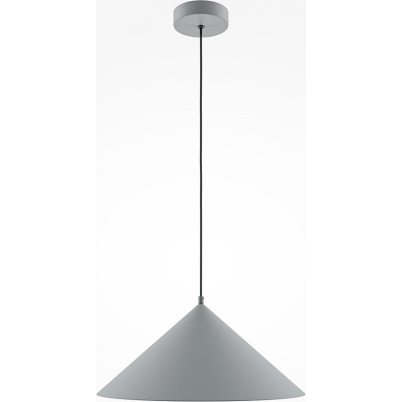 Lampa wisząca szara stożek Basic Maytoni - Elegancki design
