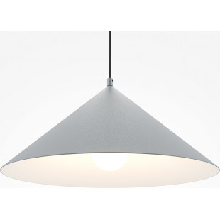 Lampa wisząca szara stożek Basic Maytoni - Elegancki design