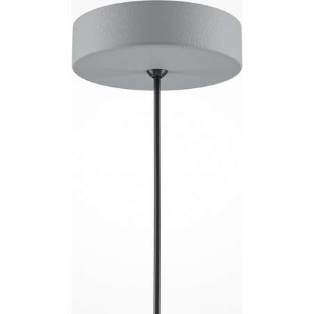 Lampa wisząca szara stożek Basic Maytoni - Elegancki design