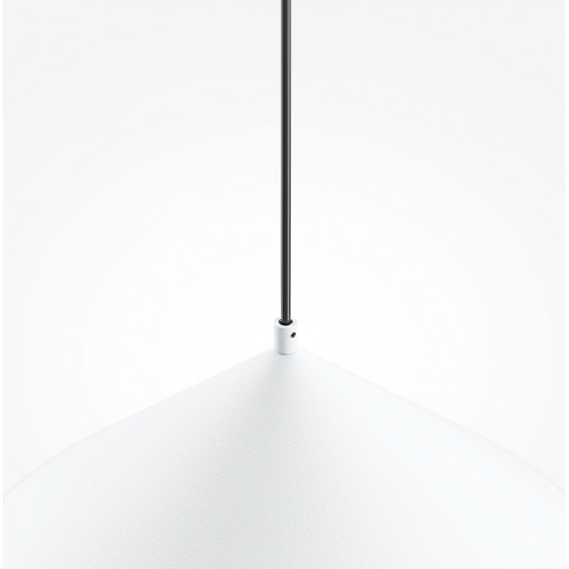Lampa wisząca stożek biała Maytoni - E27 | Sklep z lampami