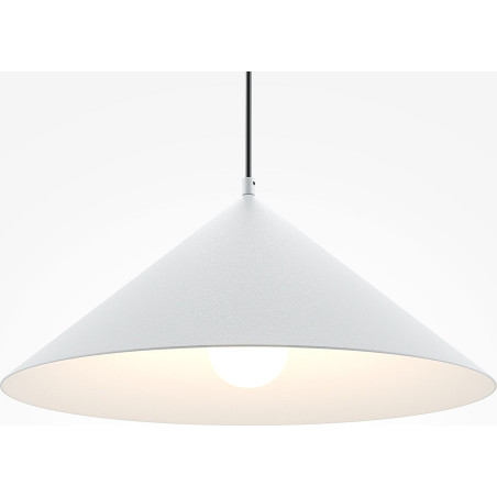 Lampa wisząca stożek biała Maytoni - E27 | Sklep z lampami