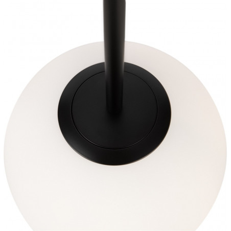 Lampa wisząca Basic Form Maytoni: Biała kula szklana 20cm