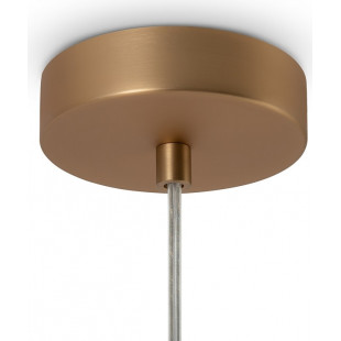 Lampa wisząca Basic Form Maytoni - Biało-złota, szklana kula