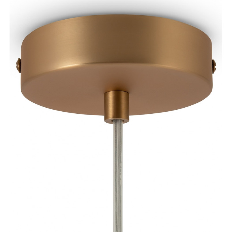 Lampa wisząca Basic Form Maytoni - Szklana kula, biało-złota