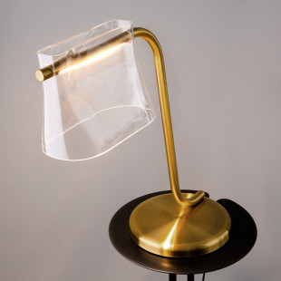 Lampa stołowa szklana Maytoni Cabaret LED - Elegancki design