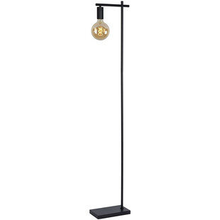 Lampa podłogowa industrialna Leanne czarna | Lucide