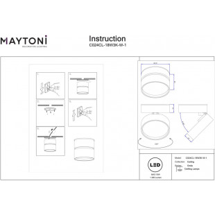 Reflektor LED Onda Maytoni - Oszczędność i Design