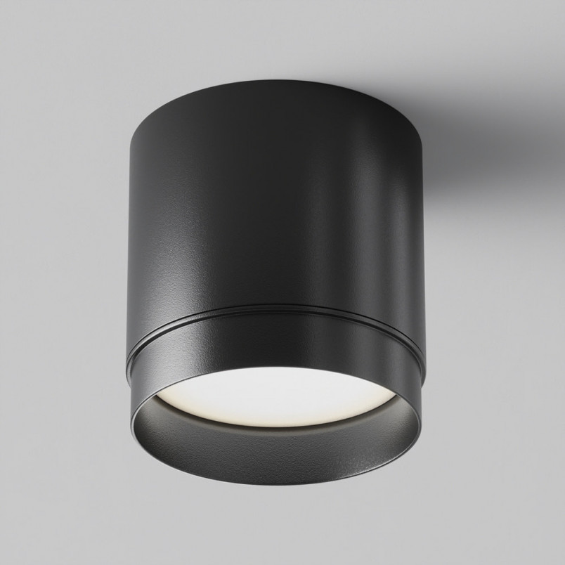 Lampa spot tuba natynkowa Polar czarna Maytoni - Sklep z oświetleniem