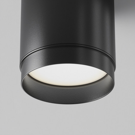 Lampa spot tuba natynkowa Polar czarna Maytoni - Sklep z oświetleniem