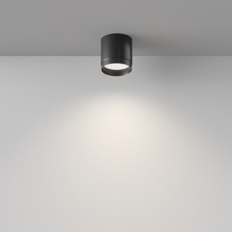 Lampa spot tuba natynkowa Polar czarna Maytoni - Sklep z oświetleniem