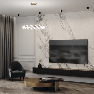 Lampa spot tuba natynkowa Polar czarna Maytoni - Sklep z oświetleniem